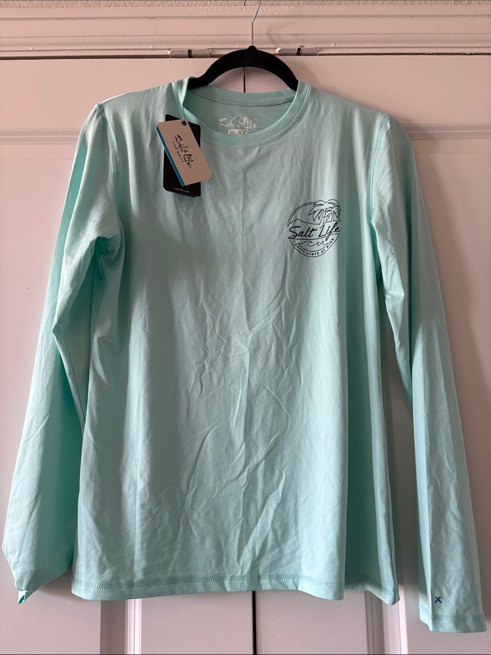 Salt Life Long Sleeve Tee in Seafoam Green